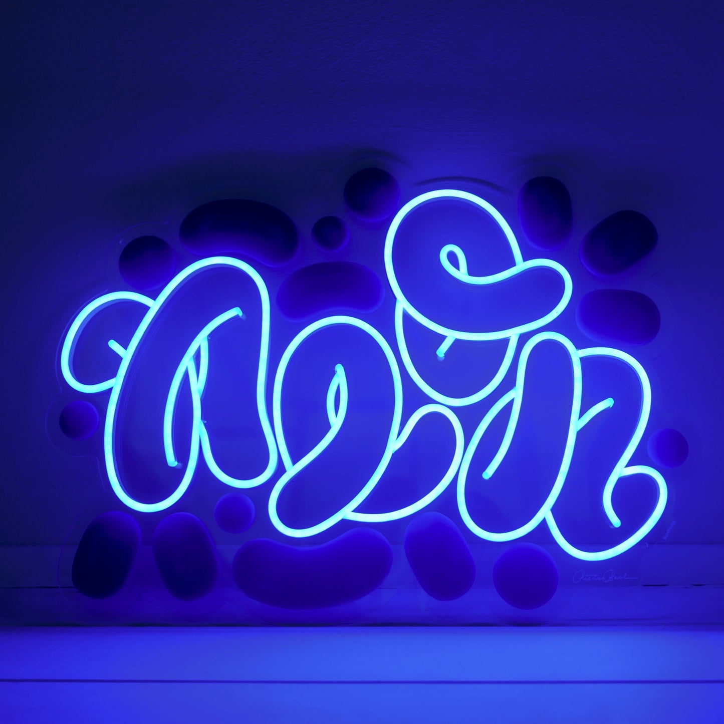 Tipografía de 'neon' por Pieter Boels